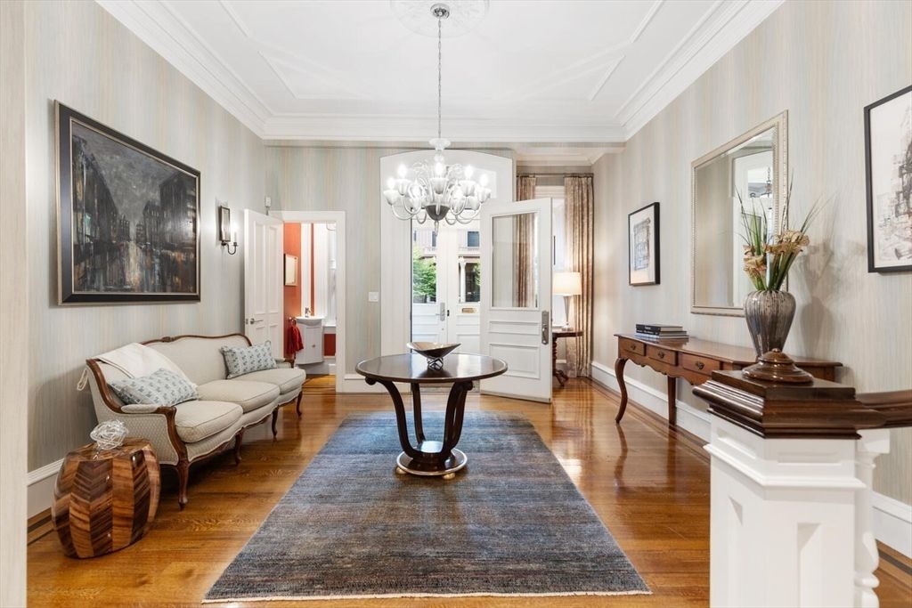 Chandelier, Interior, Wood Texture Flooring