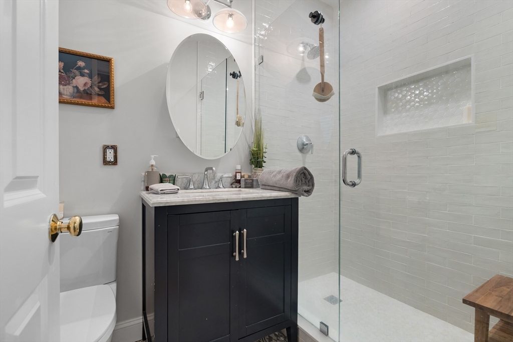 Bathroom, Glass Shower, Interior