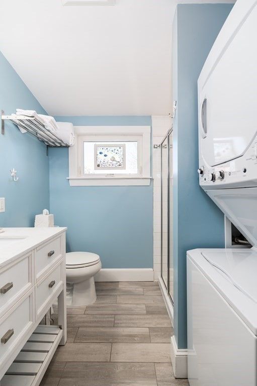Bathroom, Interior, Wood Texture Flooring