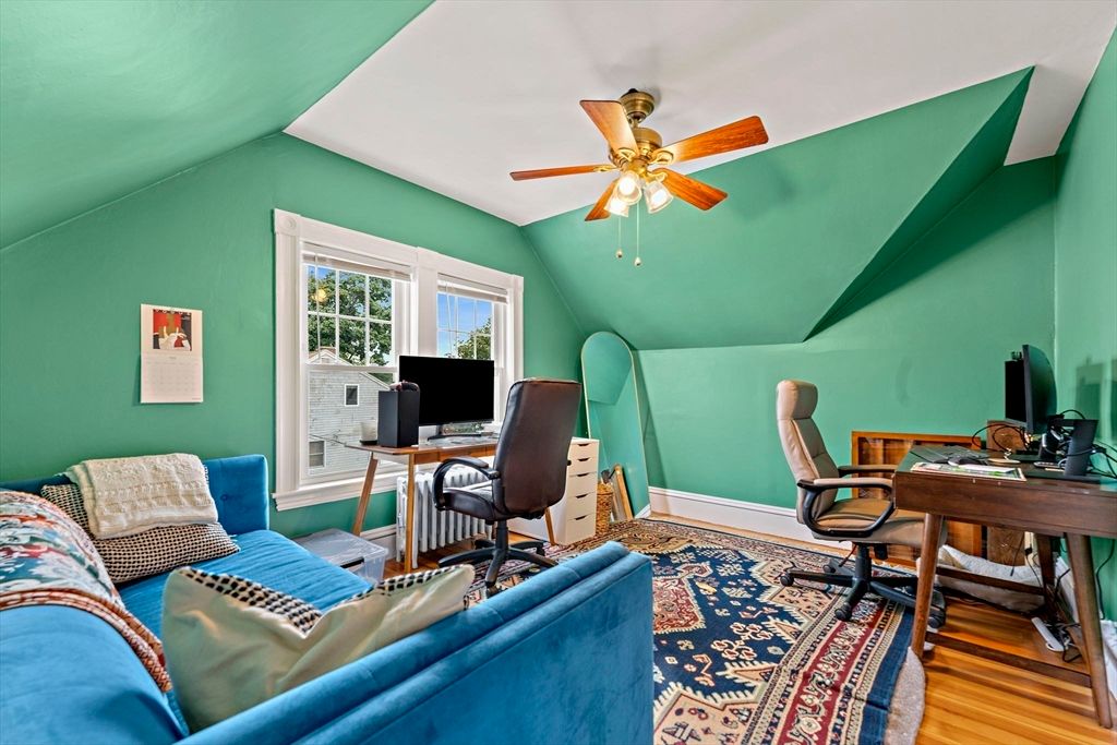 Home Office, Interior, Wood Texture Flooring