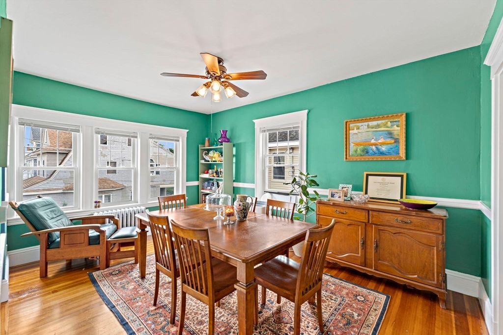 Dining room, Interior, Wood Texture Flooring