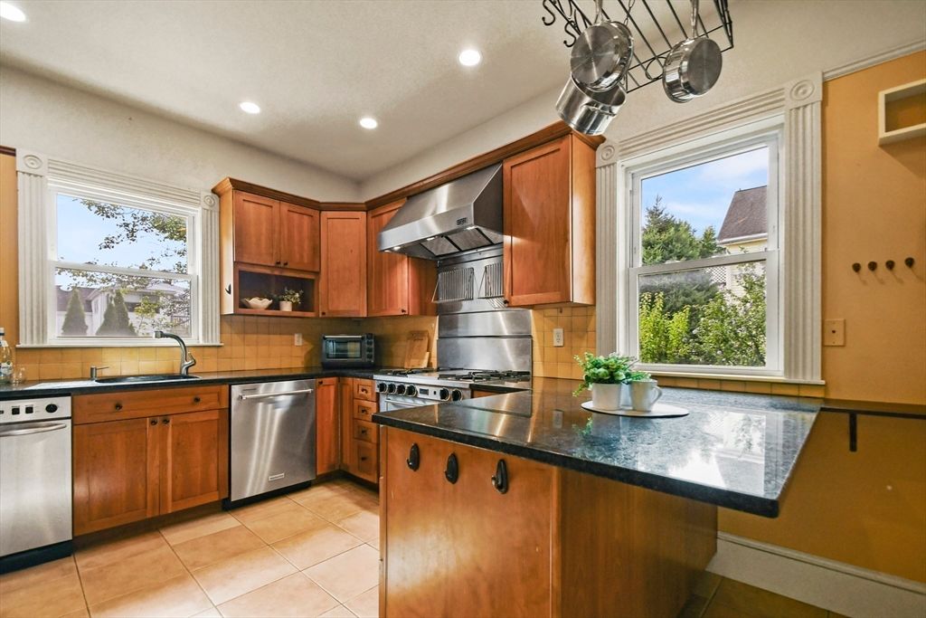 Interior, Kitchen, Recessed Lighting, Stainless Steel Appliances
