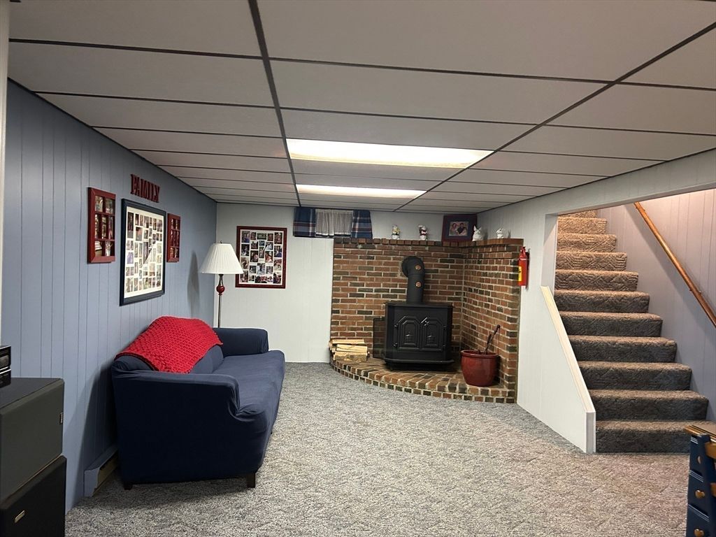 Fireplace, Interior, Stone Walls