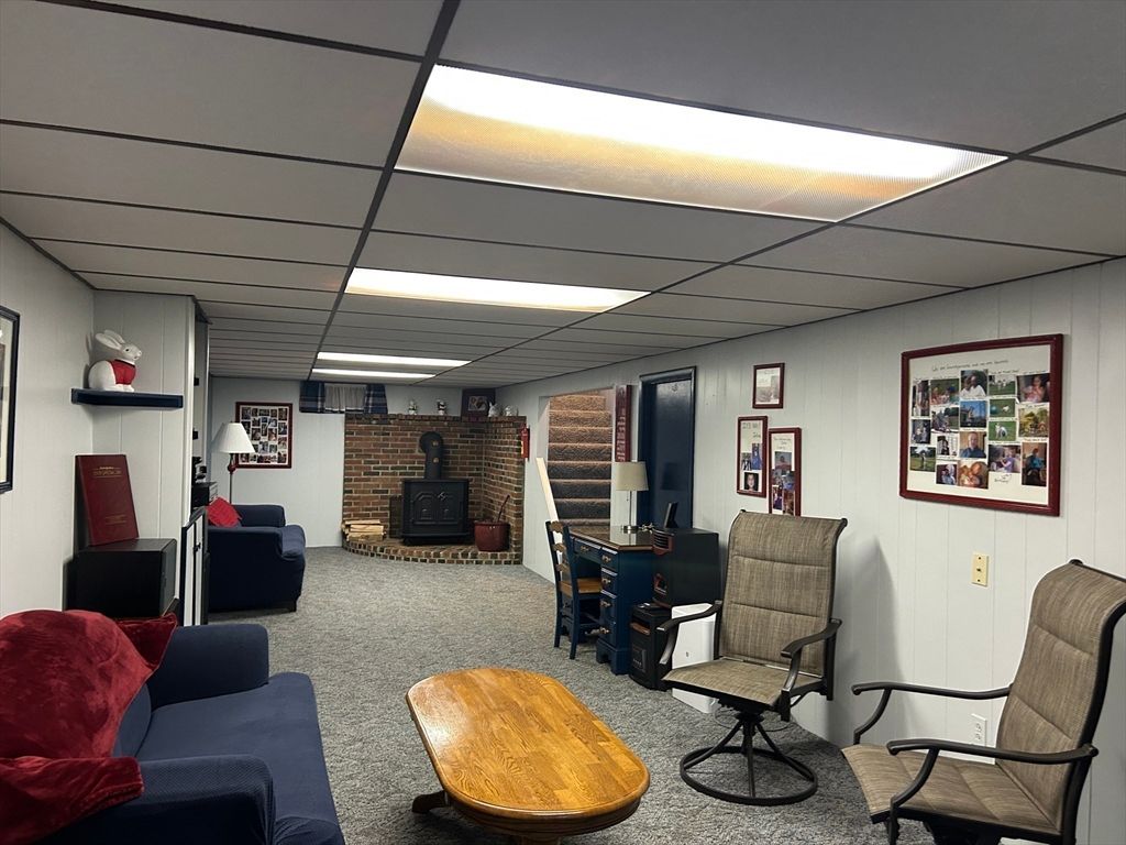 Interior, Living room, Stone Walls