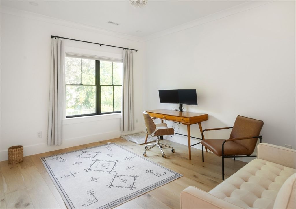Home Office, Interior, Wood Texture Flooring