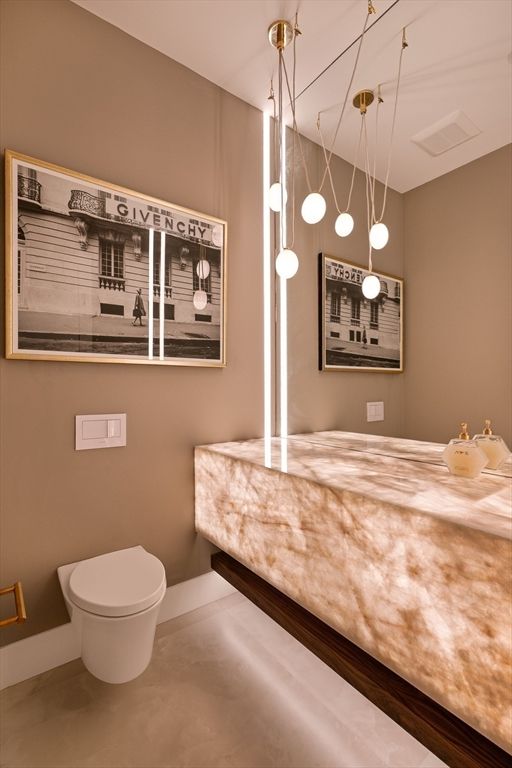 Bathroom, Interior, Pendant Lights