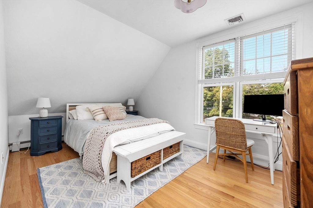 Bedroom, Home Office, Interior, Wood Texture Flooring