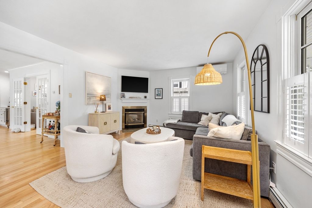 Fireplace, Interior, Living room, Wood Texture Flooring