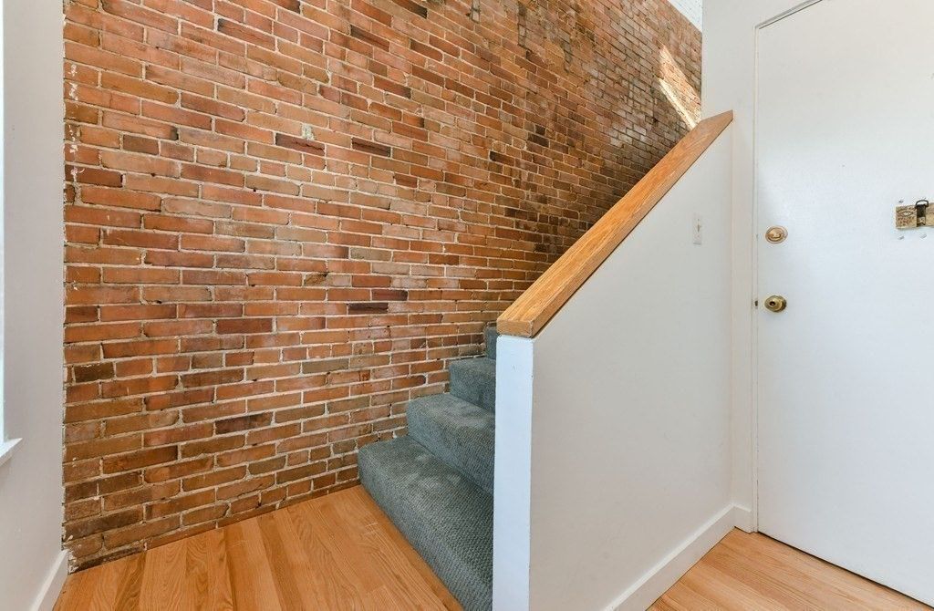 Interior, Stone Walls, Wood Texture Flooring