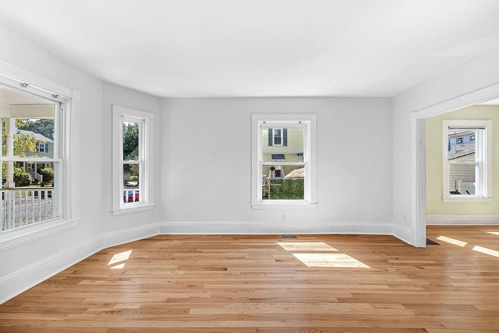Empty room, Interior, Wood Texture Flooring