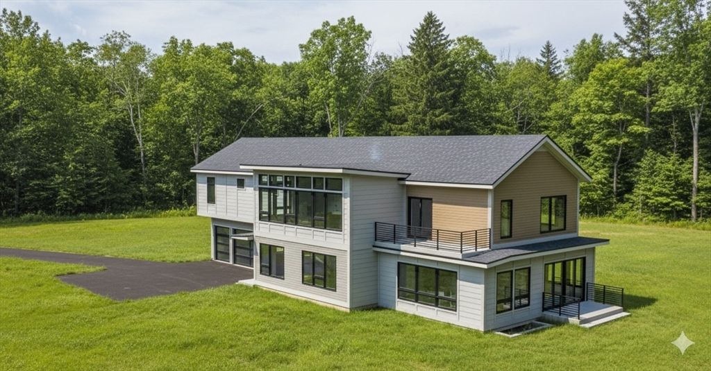 Backyard, Exterior, Facade, Farmhouse