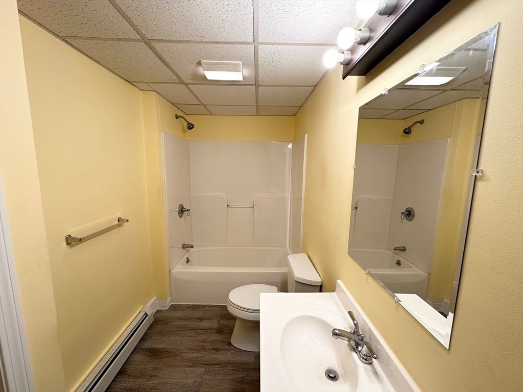 Bathroom, Interior, Wood Texture Flooring