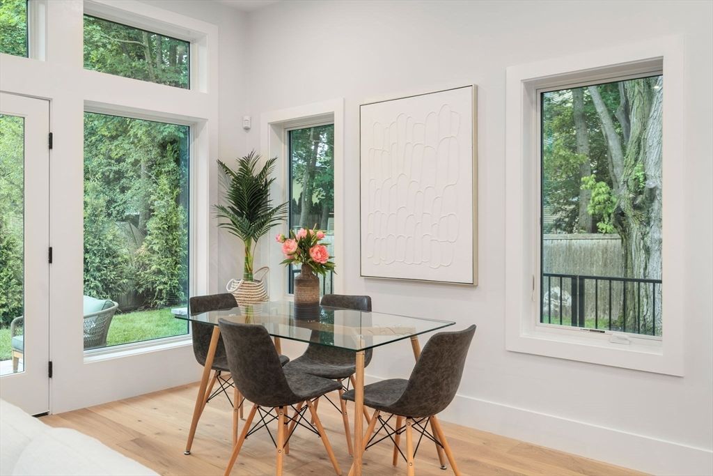 Dining room, Interior, Wood Texture Flooring