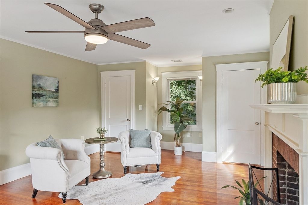 Fireplace, Interior, Wood Texture Flooring