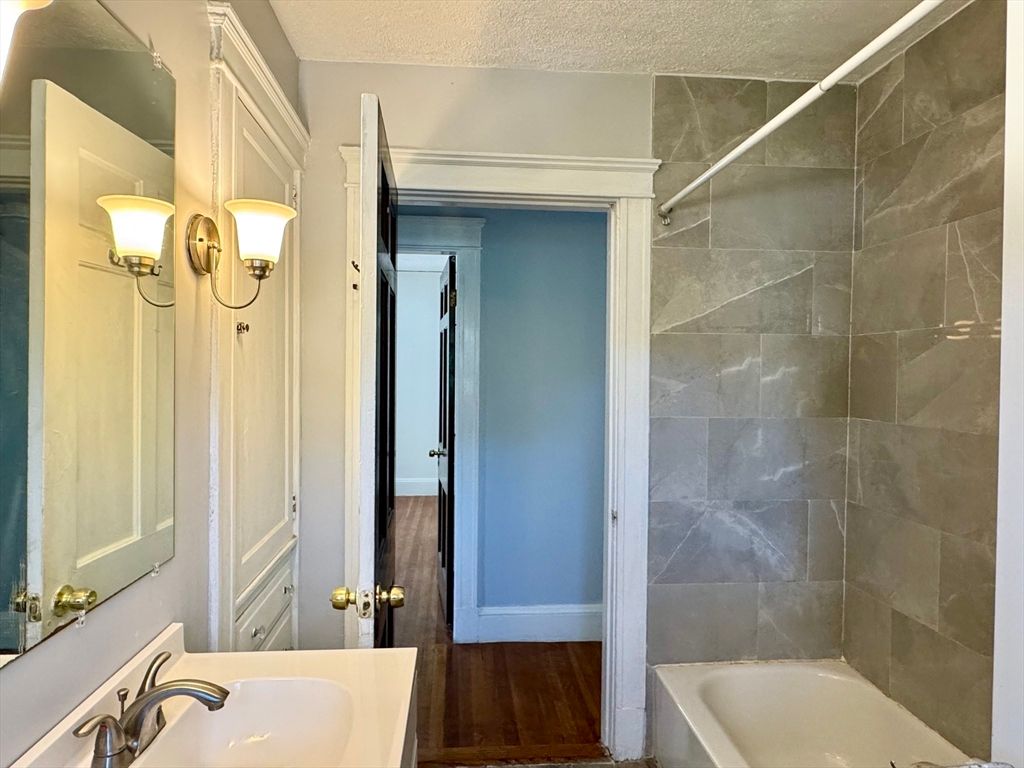 Bathroom, Interior, Wood Texture Flooring