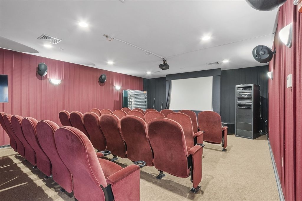 Home Theatre Room, Interior, Projection Screen, Recessed Lighting, Theatre Room
