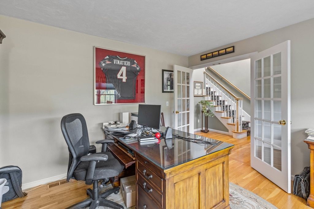 Home Office, Interior, Wood Texture Flooring