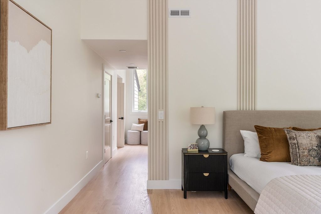 Bedroom, Interior, Wood Texture Flooring