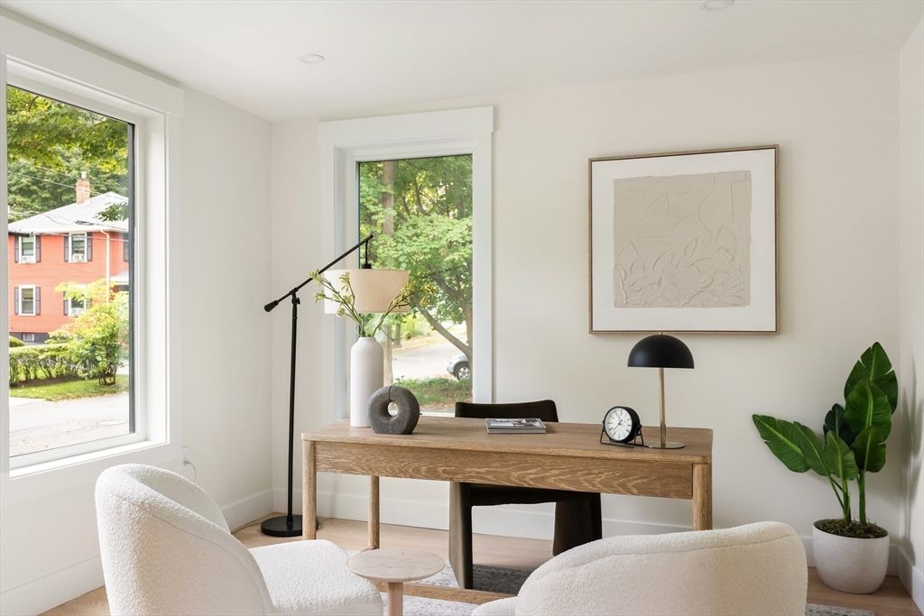 Home Office, Interior, Wood Texture Flooring