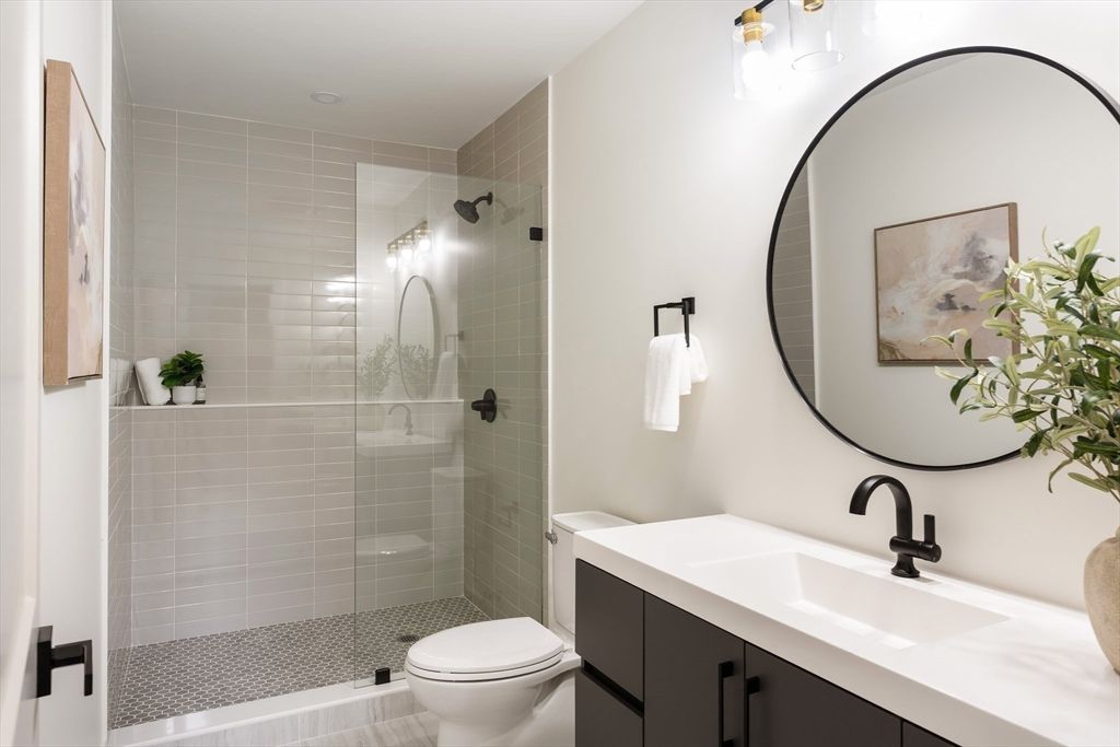 Bathroom, Glass Shower, Interior