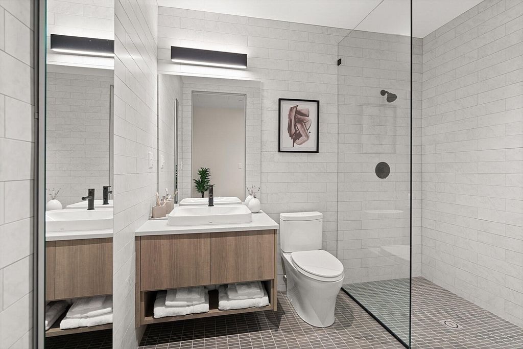 Bathroom, Glass Shower, Interior