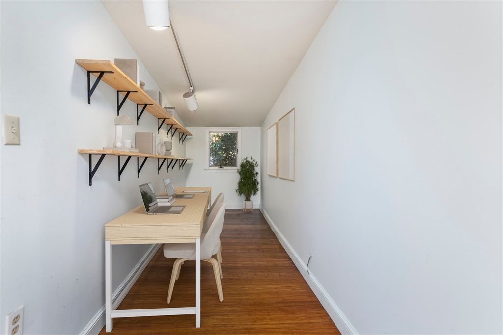 Home Office, Interior, Wood Texture Flooring