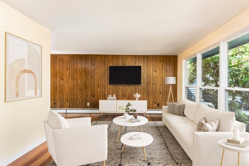 Interior, Living room, Wood Texture Flooring, Wooden Walls
