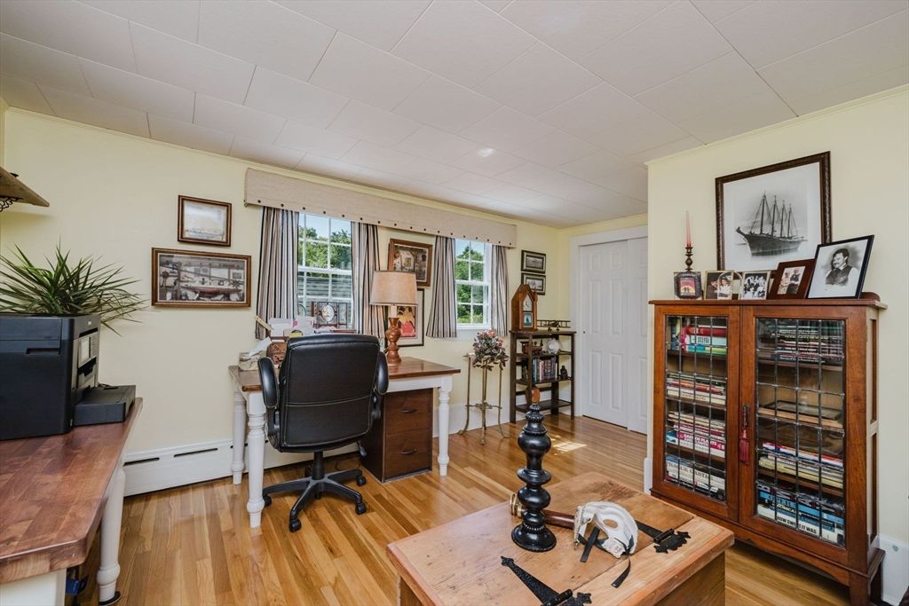 Home Office, Interior, Wood Texture Flooring