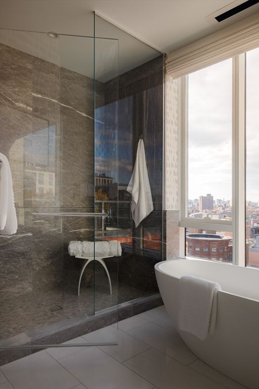 Bathroom, Free Standing Baths, Glass Shower, Interior