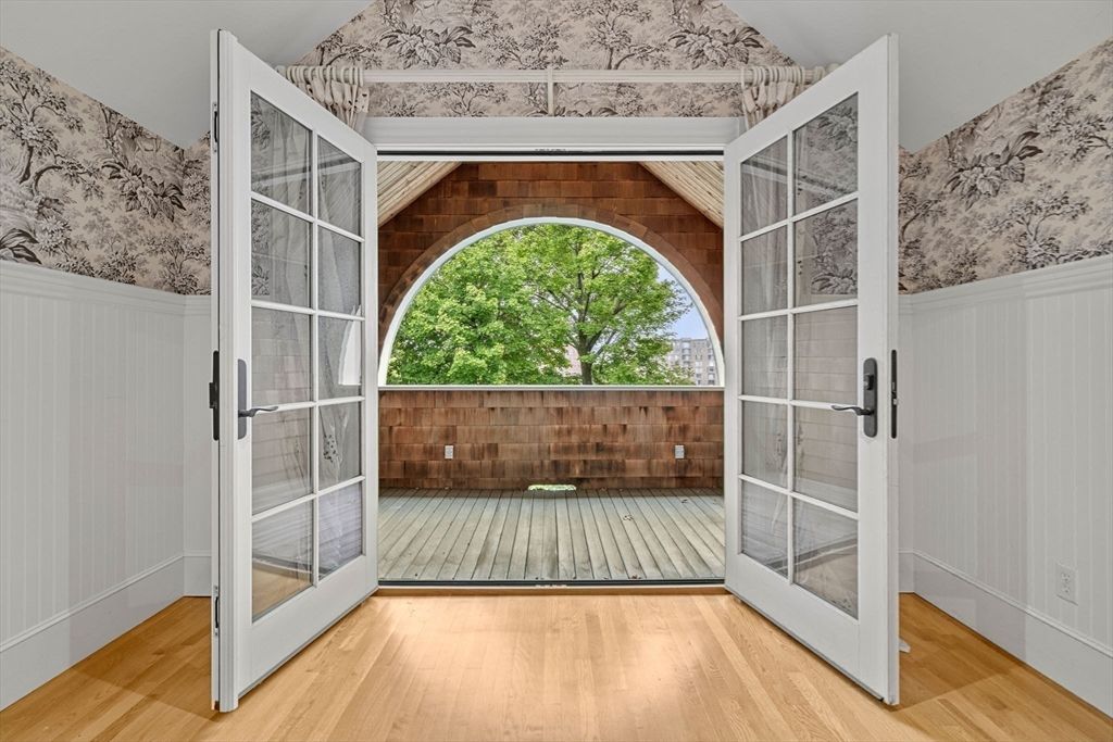 Interior, Stone Walls, Wood Texture Flooring