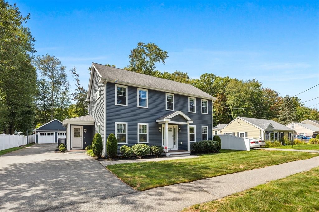Backyard, Detached Garage, Exterior, Facade, Georgian