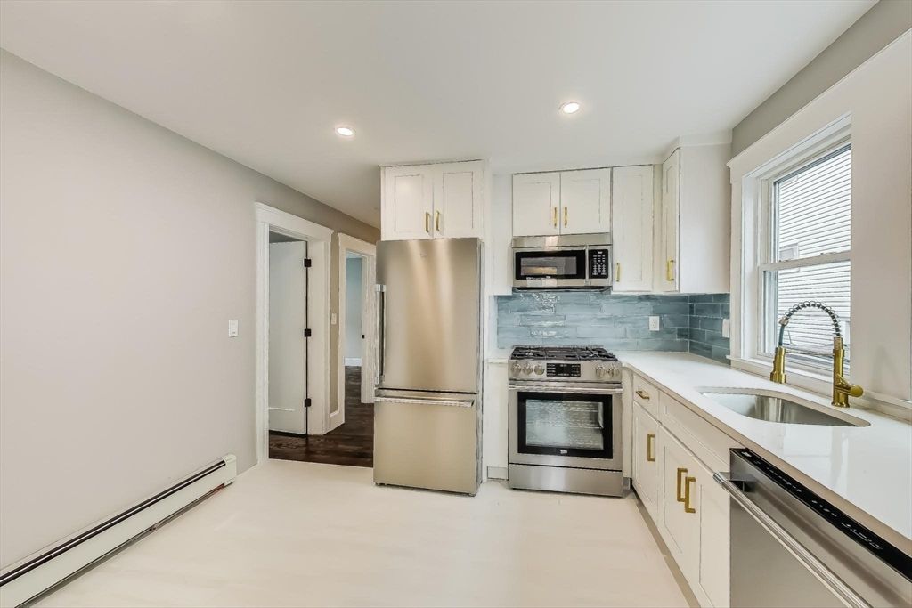 Interior, Kitchen, Recessed Lighting, Stainless Steel Appliances