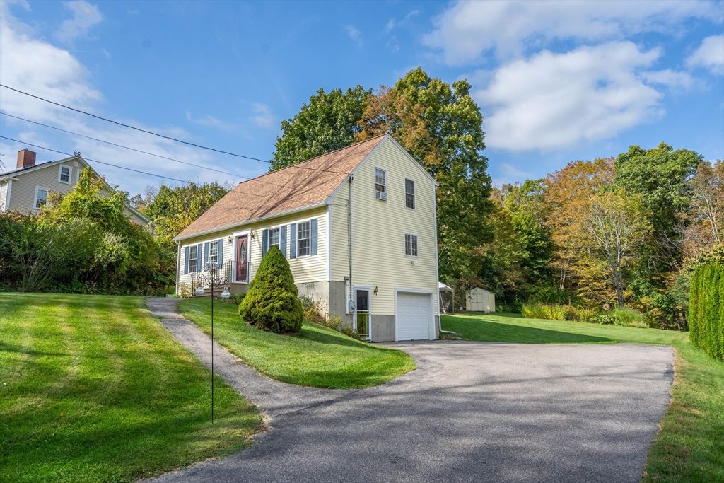 Attached, Backyard, Exterior, Facade, Farmhouse