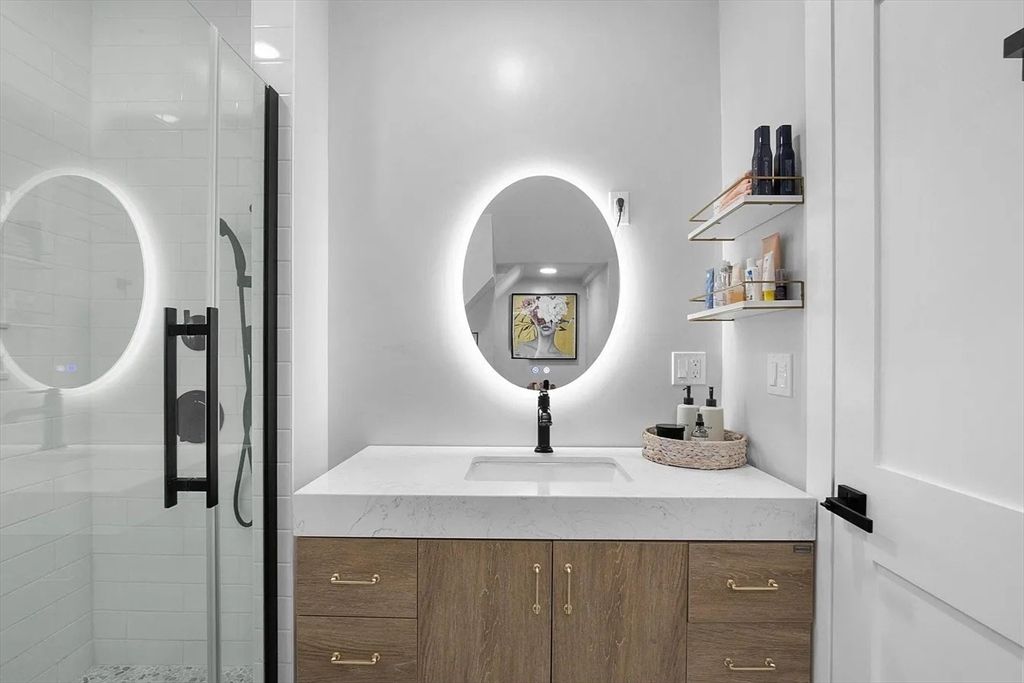 Bathroom, Glass Shower, Interior