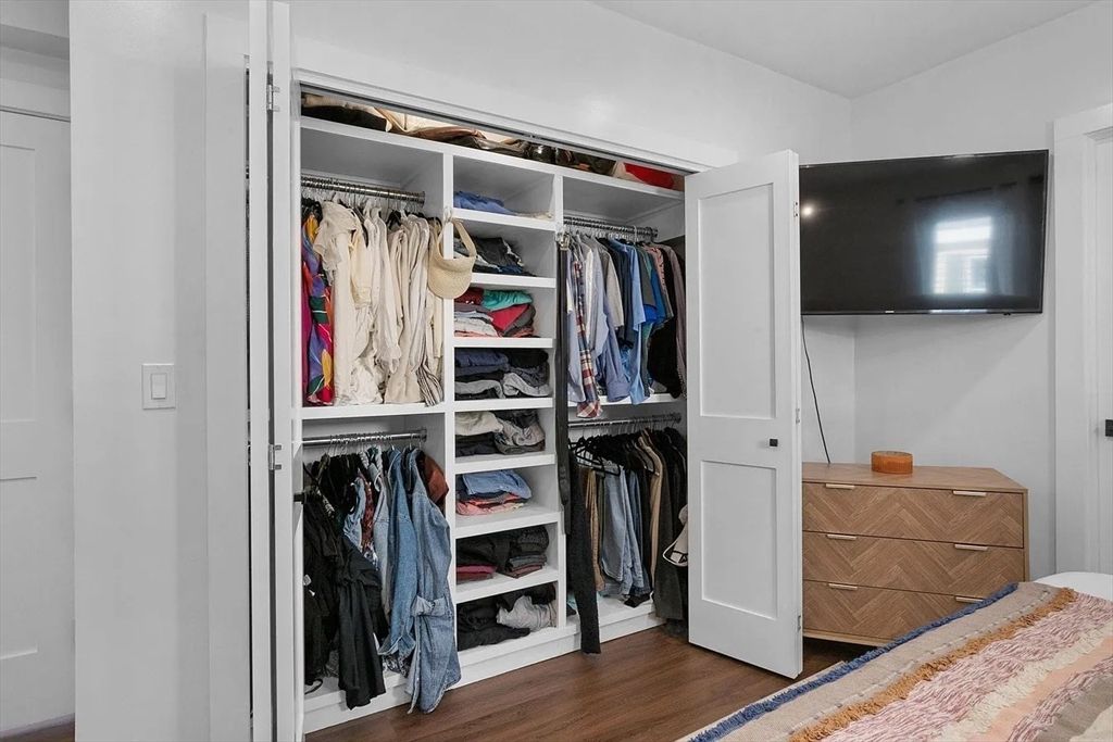 Interior, Walk-in Closets, Wood Texture Flooring