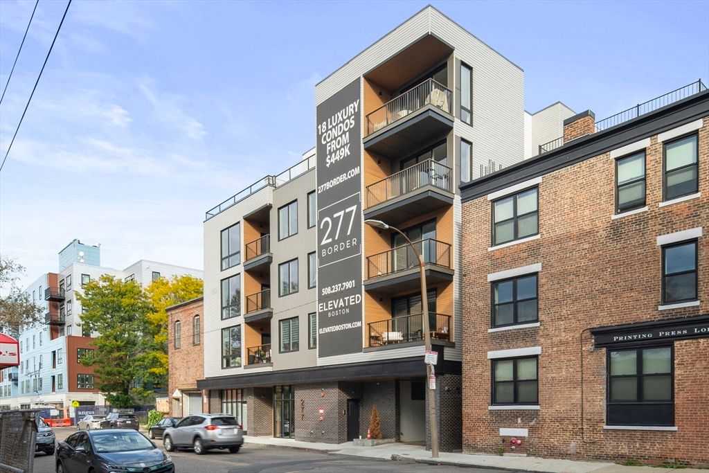 Exterior, Facade, Brick Facade, Condo Building