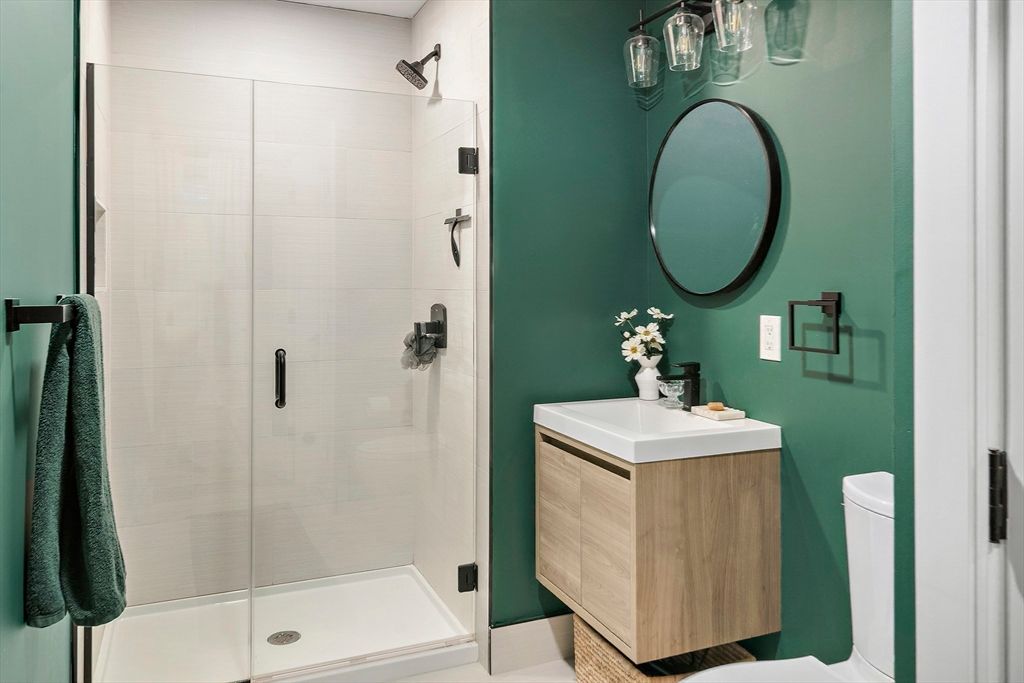 Bathroom, Glass Shower, Interior