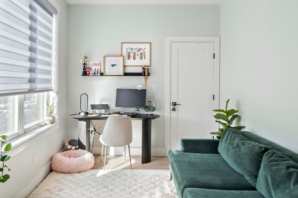 Home Office, Interior, Wood Texture Flooring
