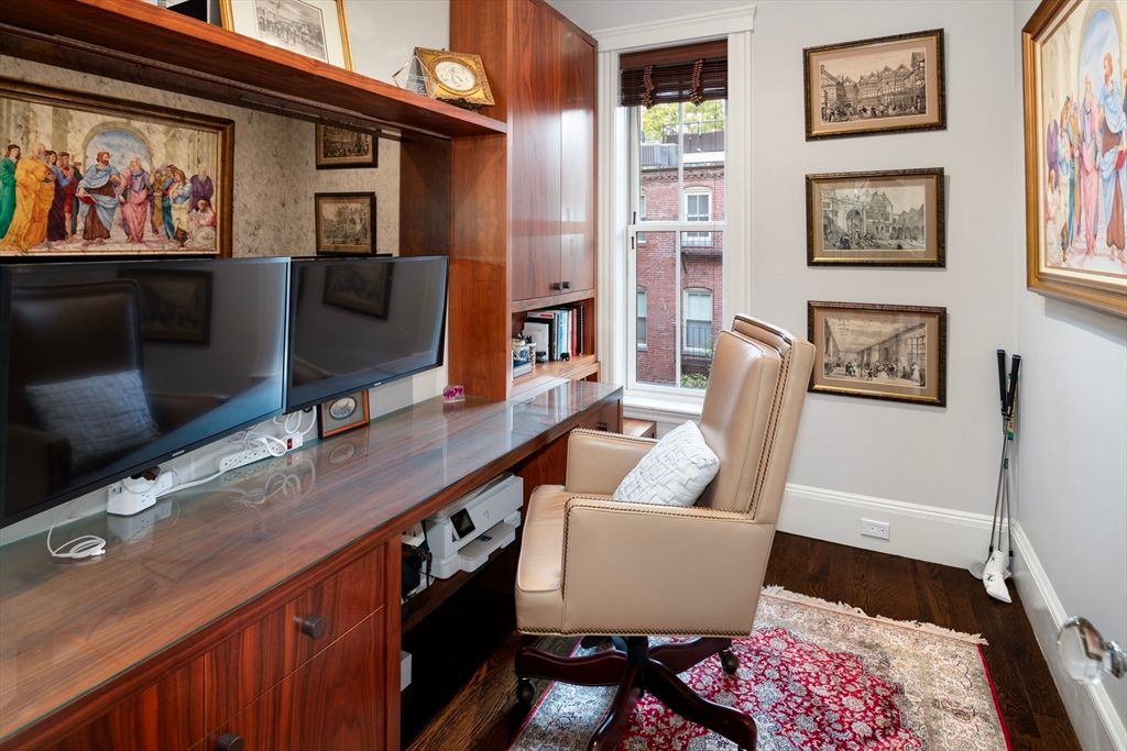 Home Office, Interior, Wood Texture Flooring