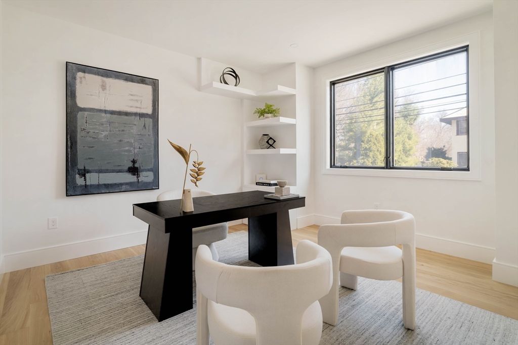 Home Office, Interior, Wood Texture Flooring