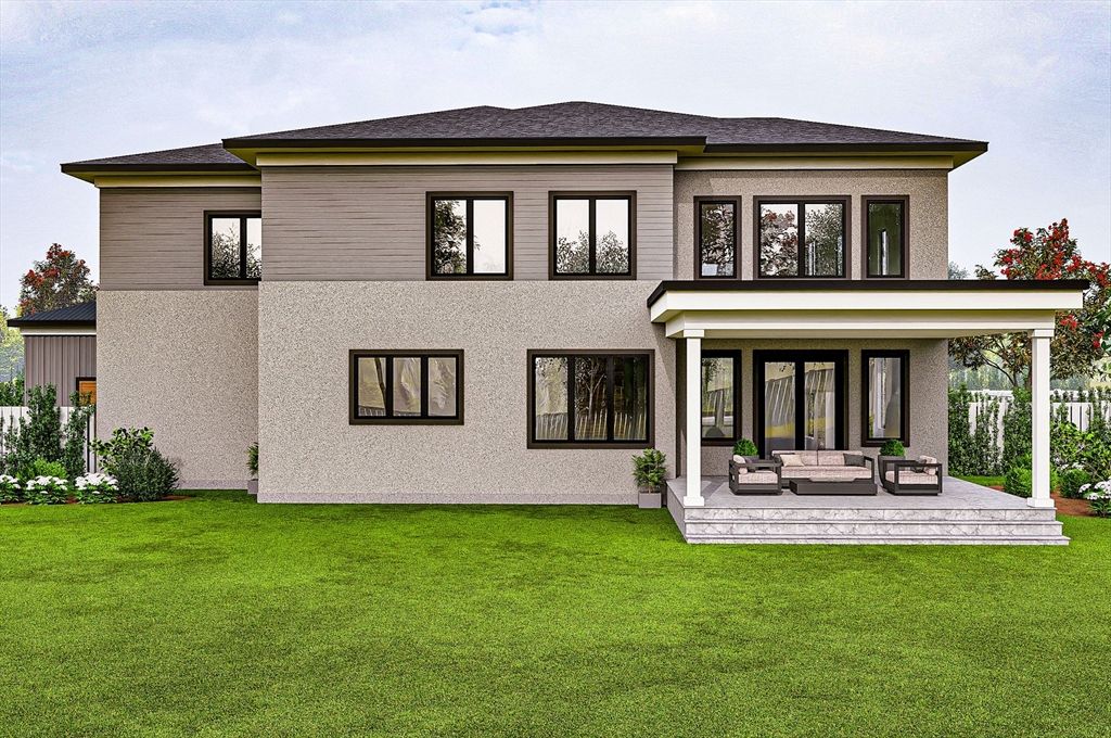 Backyard, Exterior, Facade, Modern