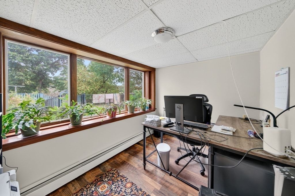 Home Office, Interior, Wood Texture Flooring