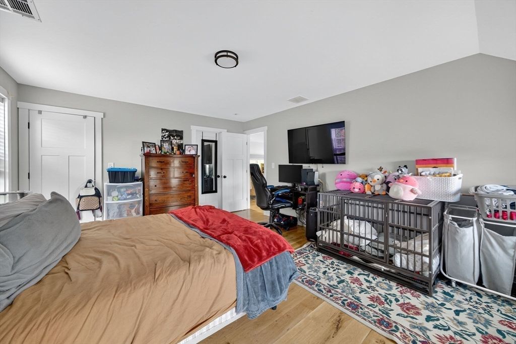 Bedroom, Home Office, Interior, Wood Texture Flooring