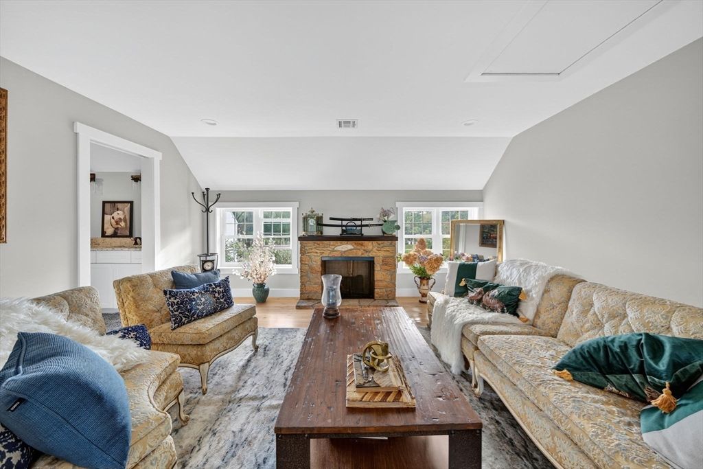 Fireplace, Interior, Living room, Wood Texture Flooring