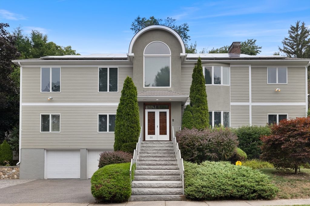 Attached, Exterior, Facade, Raised Ranch