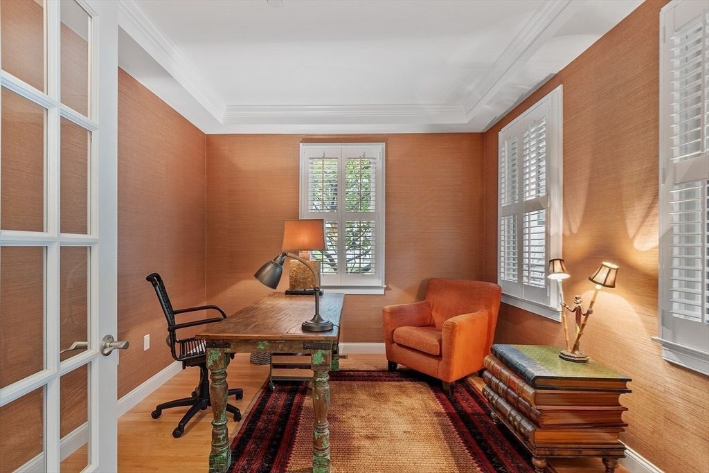 Home Office, Interior, Wood Texture Flooring