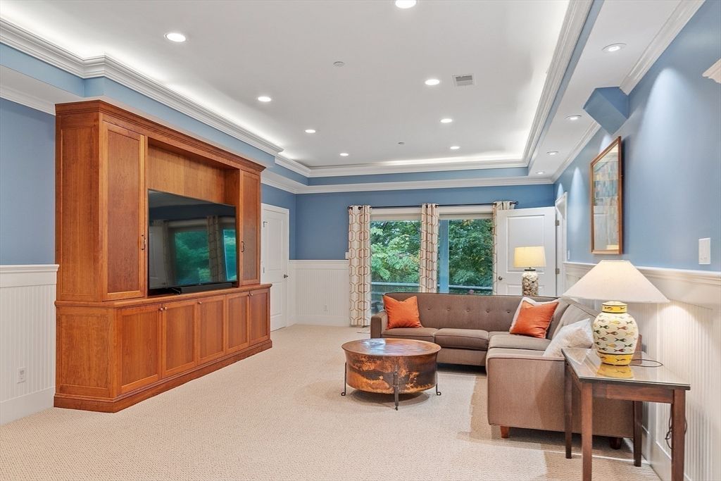 Interior, Living room, Recessed Lighting