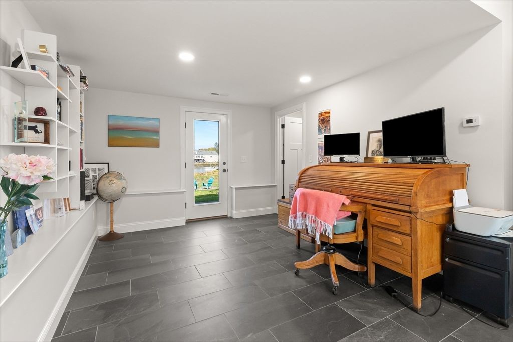 Home Office, Interior, Recessed Lighting