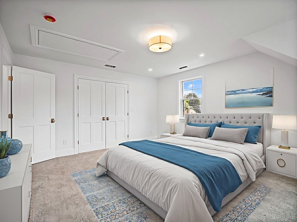 Bedroom, Interior, Recessed Lighting