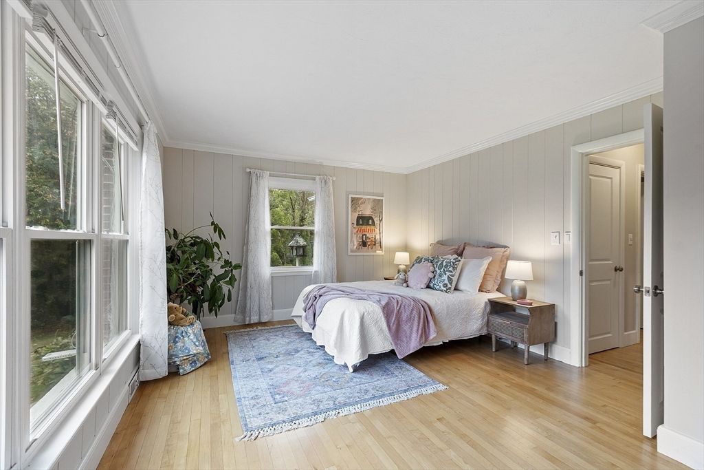 Bedroom, Interior, Wood Texture Flooring